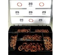 Lot de 100 rondelles pour carter d'huile sans amiante, assortiment de 150 pièces