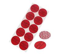 Lot de 100 rubans adhésifs de sécurité inviolables pour éviter l'ouverture des étiquettes (marque de 5 cm de diamètre dans l'article)