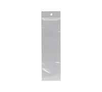 lot de 100 Sachets 55 x 180 mm fermeture zip Transparent. Sachet fermeture zip 5.5 x 18 cm 50u sac plastique compatible alimentaire et congélation de marque UNIVERS GRAPHIQUE REF UGZ55180