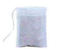 Lot de 100 sachets de thé vides parfumés avec cordon de serrage 7 x 9 cm pour cuisine, herbes, épices, café