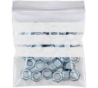 Lot de 100 sachets hermétiques refermables,32.4x32.4 cm,Panneaux inscriptibles,Réutilisables et résistants,Petits sacs en plastique refermables, écrire sur des sacs refermables,Petits sacs
