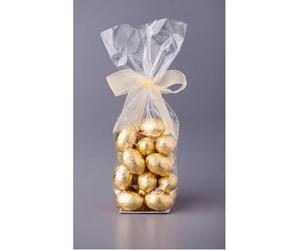 Lot de 100 sachets transparents alimentaires biodégradables, sacs à dragées, sachets de nourriture, sachets cadeaux pour naissance, bonbonnières, sacs cadeaux compostables, Eco