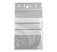 lot de 100 sachets zip 60 x 80 mm avec zone d'écriture- 3 bandes blanches pour écrire sur la pochette- sachet 6x8 cm marque UNIVERS GRAPHIQUE - FACTURE AVEC TVA
