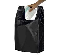 Lot de 100 sacs à couches pour adultes | 20,3 x 33 x 45,7 cm | 10 % plus épais pour une résistance supérieure | Sacs à déchets sans odeur avec poignées faciles à nouer | Parfaits pour les poubelles à