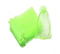 Lot de 100 sacs à fruits en maille avec cordon de serrage, 10,2 x 15,2 cm, protègent les petits fruits contre les dommages, légers et faciles à utiliser pour les jardiniers et les agriculteurs