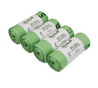 Lot de 100 sacs de 50 litres - Biobag - Sacs à compost pour poubelle de cuisine - Sac déchets alimentaires - Avec guide de compostage (français non garanti)