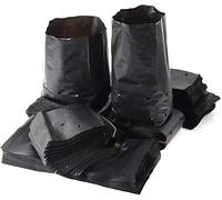 Lot de 100 sacs de culture en polyester protégé contre les UV Noir 30,5 x 30,5 cm