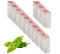 Lot de 100 Sacs de Protection de tomates Semi-Transparents en Maille Filet pour Fruits, Multicolore, 15x36cm, Voir Description