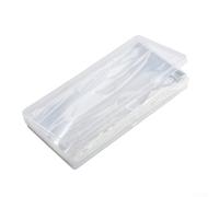 Lot de 100 sacs de rangement pour billets de banque avec étui en plastique transparent, pochettes de collection de devises OPP pour porte-monnaie, album de rangement pour collectionneurs,