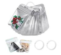 Lot de 100 sacs de rangement pour perles de peinture à strass | 11 x 6,9 cm - Sac de rangement pour les amateurs de bricolage, les débutants, les artistes, les loisirs, les loisirs créatifs, la maison