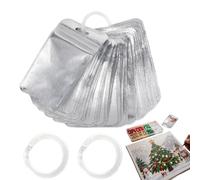 Lot de 100 sacs de rangement pour perles en strass | Sac de rangement en strass pour loisirs créatifs, adultes, artistes, amateurs, projets créatifs, ateliers