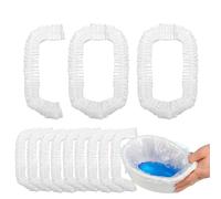 Lot de 100 sacs de toilette pour tout-petits - Sacs à déchets en polyéthylène renforcé, design facile à installer avec bord élastique | Support d'apprentissage de la propreté pour la pratique