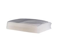 Lot de 100 sacs d'emballage sous vide résistants multi-usages épais en relief pour viandes, légumes, stockage sous vide - 17 x 25 cm