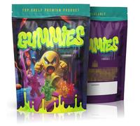 Lot de 100 sacs en Mylar doublés de feuille d'aluminium, pochettes de rangement zippées, sacs pour usage alimentaire ou artisanat (9,8 cm x 13 cm)