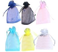 Lot de 100 sacs en organza respirants anti-insectes pour la protection des fruits du jardin (gris peu profond)
