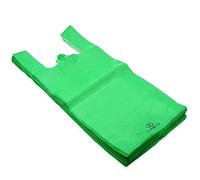 Lot de 100 sacs en plastique 70 % recyclés, réutilisables et 70 % recyclés, taille L 35 x 50 cm, conviennent à un usage alimentaire, résistants, réutilisables et 70 % recyclés, jauge 200 cm, conformes