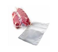 Lot de 100 sacs sous vide pour le stockage des aliments - Idéal pour viande, poisson, légumes, multicouche avec filtre anti-UV, ne convient pas au micro-ondes, 15 x 25 cm