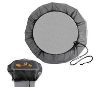 Lot de 100 seaux de collecte de feuilles pour réservoir d'eau de pluie de jardin avec élastique, filet de protection pour clôtures de moustiques, filet de réservoir de pluie réglable, couverture