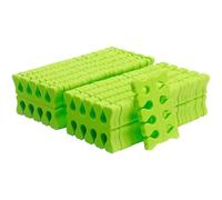Lot de 100 séparateurs d'orteils en mousse pour pédicure, espaceurs d'orteils jetables doux pour vernis à ongles, outils de manucure et pédicure à domicile (vert) - Fournitures personnelles