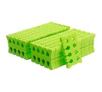 Lot de 100 séparateurs d'orteils en mousse pour pédicure, espaceurs d'orteils jetables doux pour vernis à ongles, outils de manucure et pédicure à domicile (vert), accessoires soins des ongles
