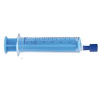 Lot de 100 seringues à usage unique 10 ml + bouchon combiné Bleu 100 pièces