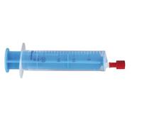 Lot de 100 seringues jetables à usage unique 10 ml + bouchon rouge