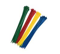 Lot De 100 Serre câbles De Qualité Supérieure, Collier De Serrage 300 mm X 3,6 mm, Colliers De Serrage En Nylon Couleur De Haute Qualité, Rouge, Jaune, Bleu, Vert, 25 Pour Chaque Couleur