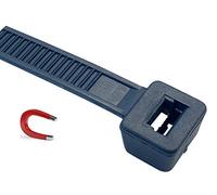 Lot de 100 serre-câbles détectables L 200 x 4,8 mm