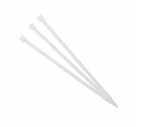 Lot de 100 serre-câbles en polyamide transparent 2,5 x 100 mm - Idéal pour le serrage des câbles et l'organisation des installations électriques.