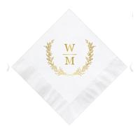 Lot de 100 serviettes de table personnalisées pour anniversaire, mariage, avec noms - Serviettes jetables et décoratives, pour coiffeuse, équité et quotidien