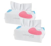 Lot de 100 serviettes jetables pour le visage - Blanches (100 pièces, 1 paquet) (200 pièces) (200 pièces)