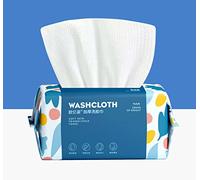 Lot de 100 serviettes jetables pour le visage, épaississantes et ultra douces, en coton non pelucheux, multi-usages pour soins de la peau, lingettes de maquillage, lingettes pour le visage et