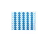 Lot de 100 sets de table en papier Motif Oktoberfest Bleu bavarois 30 x 40 cm