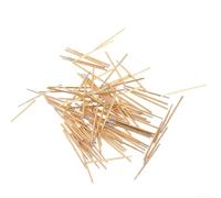 Lot de 100 sondes de test Pogo Pin P50-B1 0,5 mm de diamètre 16,35 mm de longueur pour test de conductivité et de durabilité, or + argent