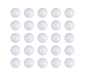 Lot de 100 sphères en polystyrène massif pour artisans, artistes floraux, boulangers, enseignants et étudiants engagés dans la décoration de gâteaux pour arbre à bonbons et travaux de modélisation (3