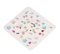 Lot de 100 strass colorés en verre à dos plat pour créer de beaux ongles ou vêtements