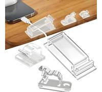 Lot de 100 supports de câbles autocollants pour la gestion des câbles avec colle 3M, 40 grands supports de câbles autocollants + 30 organiseurs de câbles moyens + 30 petits serre-câbles adhésifs