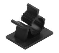 Lot de 100 supports de câbles, pour clips de câbles et organiseurs de cordons, matériau en nylon avec résistance à l'abrasion, pour câbles d'alimentation et de données, gestion de bureau à domicile