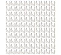 Lot de 100 supports de tuyaux PEX avec crochets en U pour colliers de serrage en PVC de 1,9 cm pour systèmes de plomberie et d'irrigation