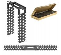 Lot de 100 suspensions directes de plafond 75/125/175/225 mm en U 0,8 mm (ES60/75 (75 mm)
