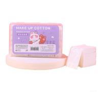 Lot de 100 tampons démaquillants réutilisables en coton double face pour le nettoyage du visage, respectueux de l'environnement, lavables, 6 x 5 cm (blanc)