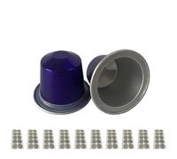 Lot de 100 tasses à café jetables en aluminium avec film d'étanchéité autocollant