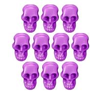Lot de 100 têtes de crâne miniatures d'Halloween - Décoration de bureau, crânes de squelette d'Halloween, jouets