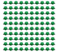 Lot de 100 têtes d'irrigation goutte à goutte, émetteurs réglables à 8 trous, contrôle du débit de 0 à 135 l/h, système de jardin à économie d'eau pour parterres de plantes d'extérieur et kits de