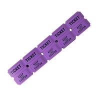 Lot de 100 tickets d'admission à un événement double rouleau en papier enduit numérotés consécutivement pour collecte de fonds