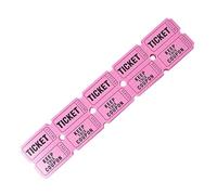 Lot de 100 tickets d'admission à un événement double rouleau en papier enduit numérotés consécutivement pour les collectes de fonds