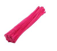 Lot de 100 tiges chenille for bricolage, artisanat éducatif, bandes en peluche faites à la main, fournitures décoration mariage pour Créer Toutes Sortes Travaux Manuels(Color5)