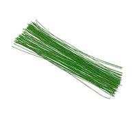 Lot de 100 tiges de fil enveloppé de papier floral, 35,6 cm, calibre 20, pour arrangements floraux, bouquets, travaux manuels