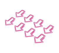 Lot de 100 Trombones, Trombone en Métal Portable en Forme de Pointe de Flèche Unique Mignon pour L'organisation de Documents Scolaires de Bureau