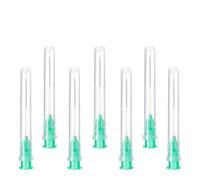 Lot de 100 tubes de distribution en acier inoxydable gramme x 1 (25 mm), différentes tailles : 18/20/21/22/23/25/26/27/30 G, emballés individuellement, pour l'industrie